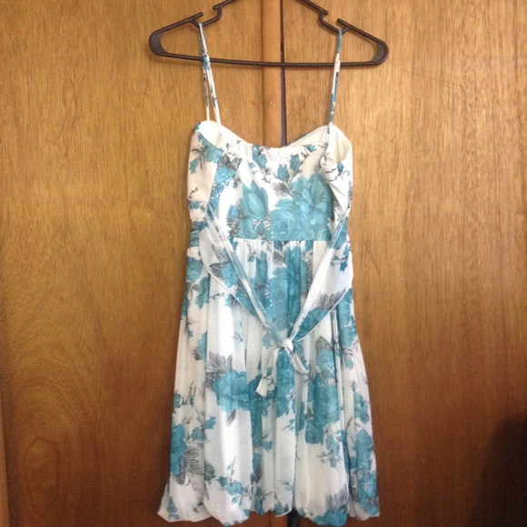 BLUE ROSE STRAP DRESS - Picture 3 of 5